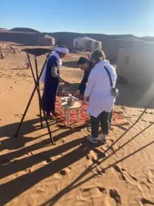 morocco desert camp tea